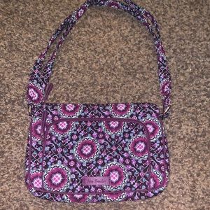 Vera Bradley small hipster crossbody in lilac medallion